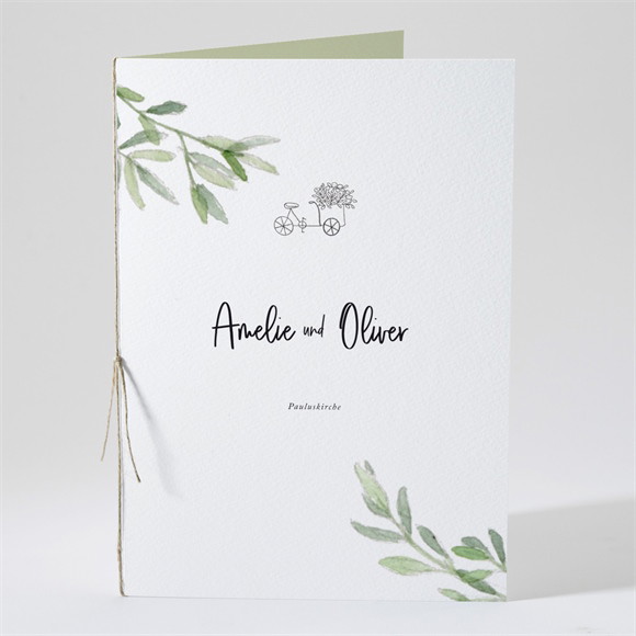 Kirchenheft Hochzeit Olivenbaum ref.N491282