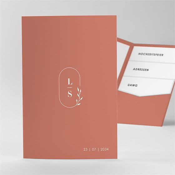 Hochzeitseinladung Klassisch Schön