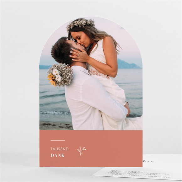 Dankeskarte Hochzeit Klassisch schön ref.N27128