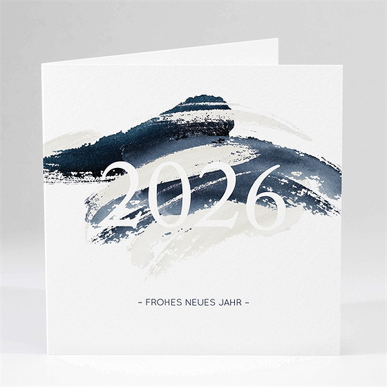 Weihnachtskarte Malerei