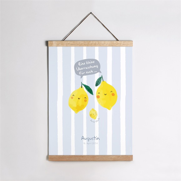 Geburtsposter Kleine Zitrone ref.N260584