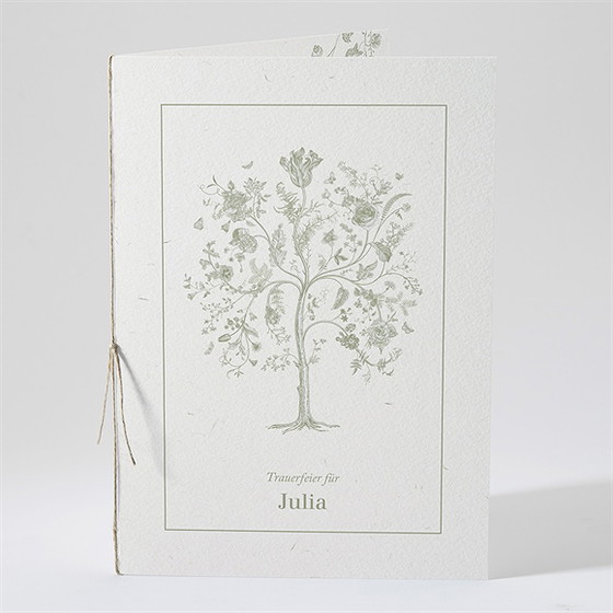 Kirchenheft Trauer baum des lebens