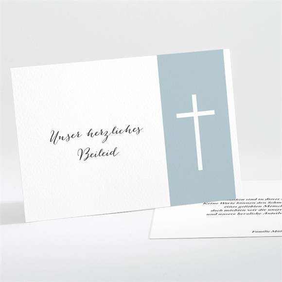 Beileidskarte Trauer Einfache Eleganz ref.N111298