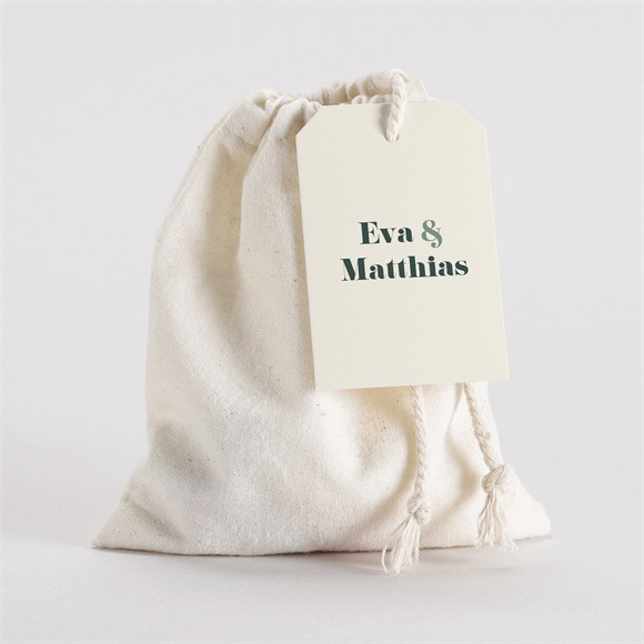 Geschenkbeutel Hochzeit Salbeigrün ref.N2911171