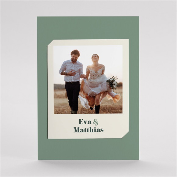 Dankeskarte Hochzeit Salbeigrün ref.N231125