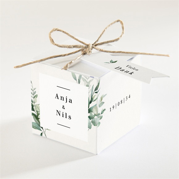 Geschenkbox Hochzeit Smaragdgrün ref.N340663