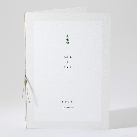 Kirchenheft Hochzeit Smaragdgrün ref.N491543