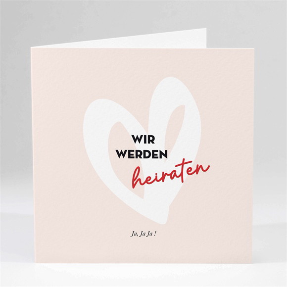 Hochzeitseinladung Herz ref.N451626