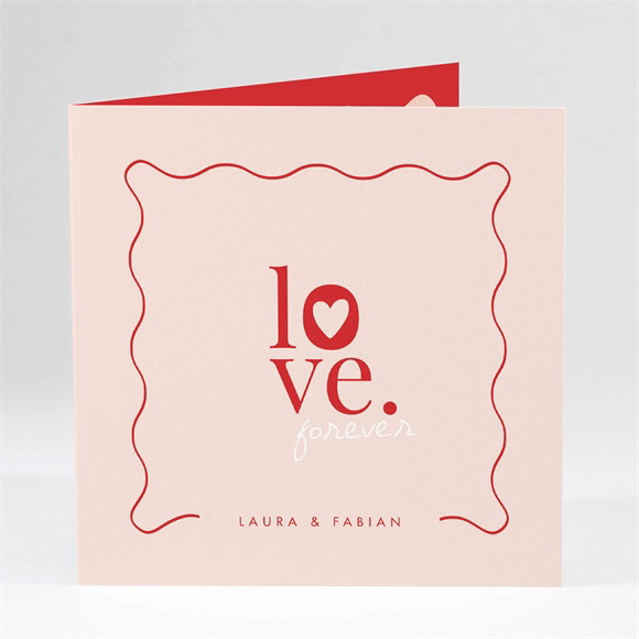 Hochzeitseinladung Rote Liebe ref.N461131