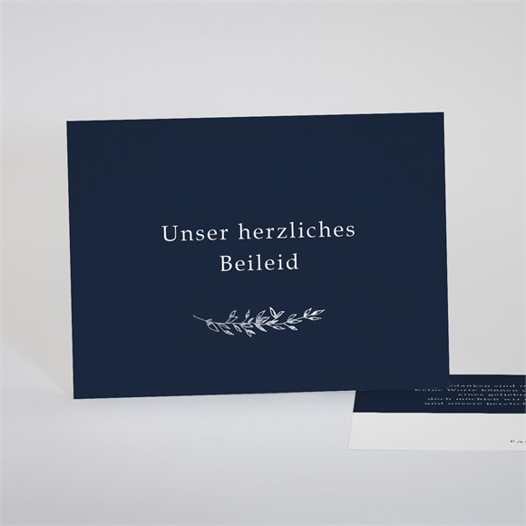 Beileidskarte Trauer Sein schönstes Lachen ref.N18163