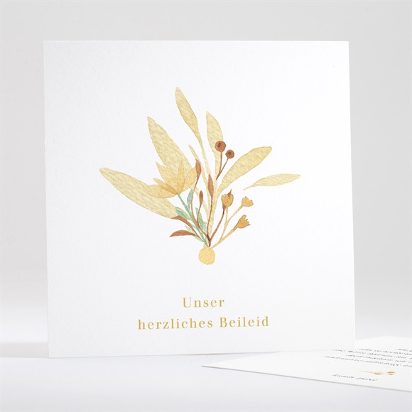 Beileidskarte Trauer Wilde Blume ref.N351194