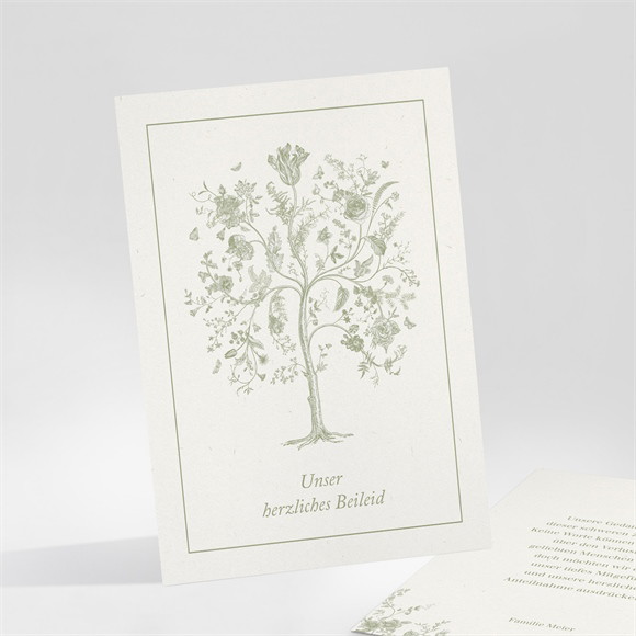 Beileidskarte Trauer Baum des Lebens ref.N251170