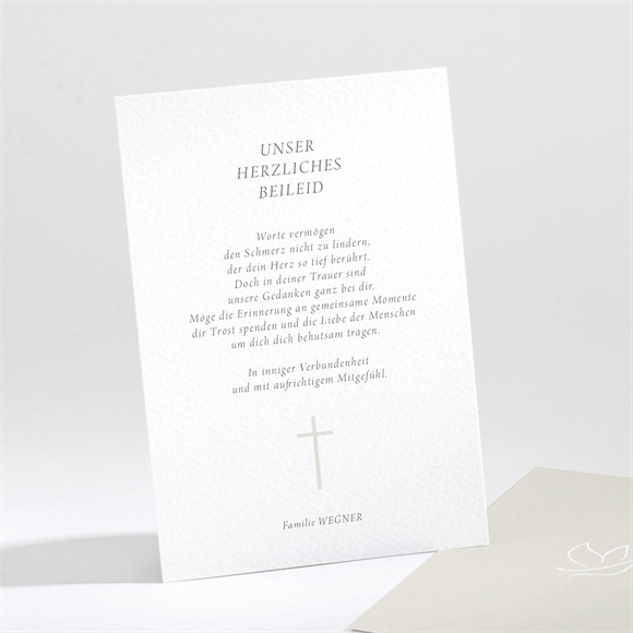 Beileidskarte Trauer Taube der Hoffnung ref.N211736