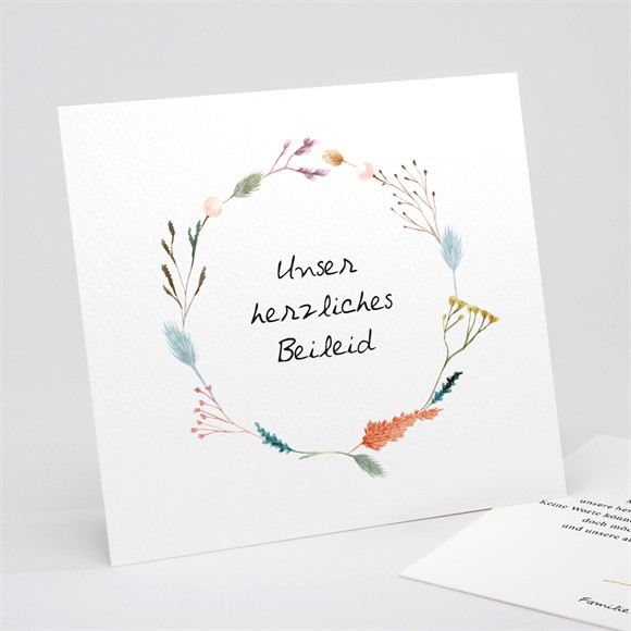 Beileidskarte Trauer Farandole ref.N311277