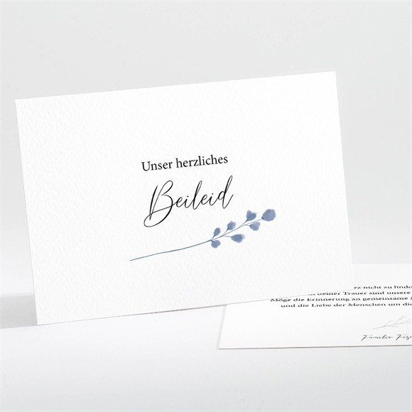 Beileidskarte Trauer Gegenwart & Erinnerung ref.N111289