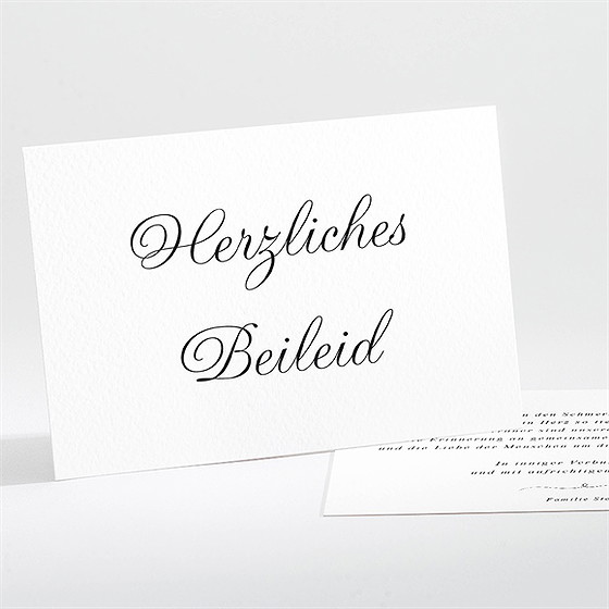 Beileidskarte Trauer Schöne Erinnerung