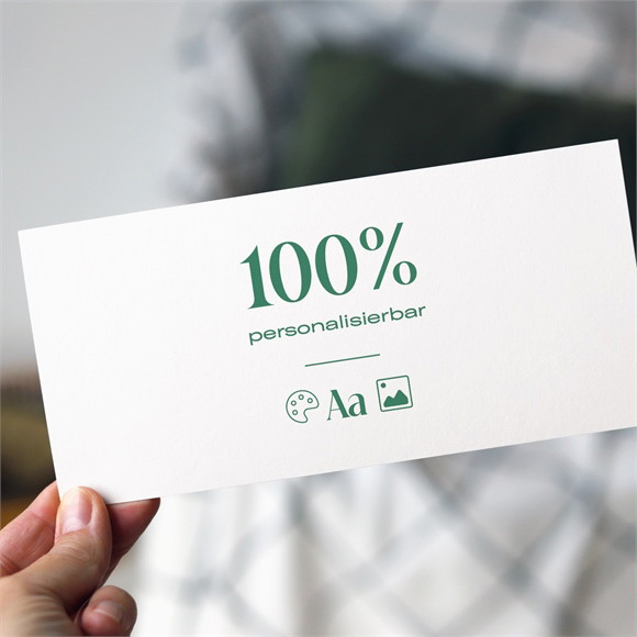 Dankeskarte Geburt Blanco - 21x10cm (N131101) ref.N131101