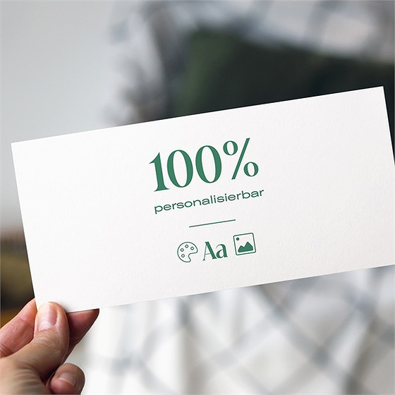 Dankeskarte Geburt Blanco - 21X10cm (N131101)