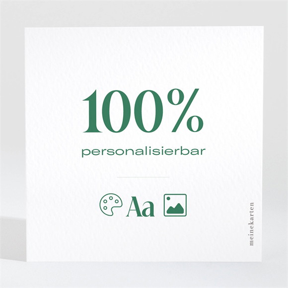 Dankeskarte Geburt Blanco - 9,5x9,5cm (N30022) ref.N30022