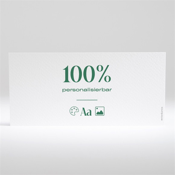 Hochzeitseinladung Blanco - 21x10cm (N13003) ref.N13003