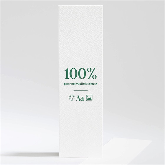 Hochzeitseinladung Blanco - 5,3X19,4Cm (N20105)