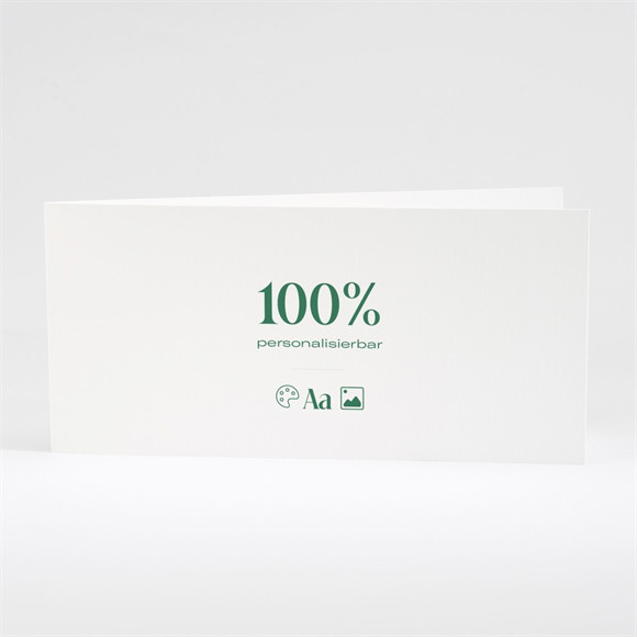 Hochzeitseinladung Blanco - 21x10cm (N43115) ref.N43115