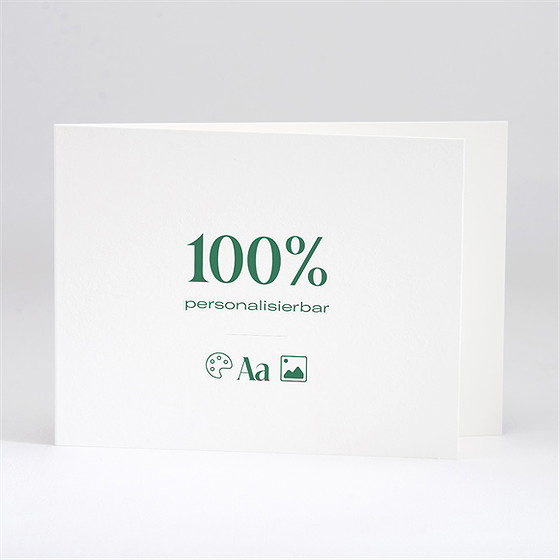 Hochzeitseinladung Blanco 15X10,5Cm (N51110)