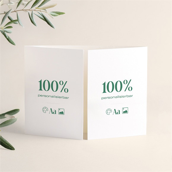 Hochzeitseinladung Blanco - 10,5x14,5cm (N70183) ref.N70183