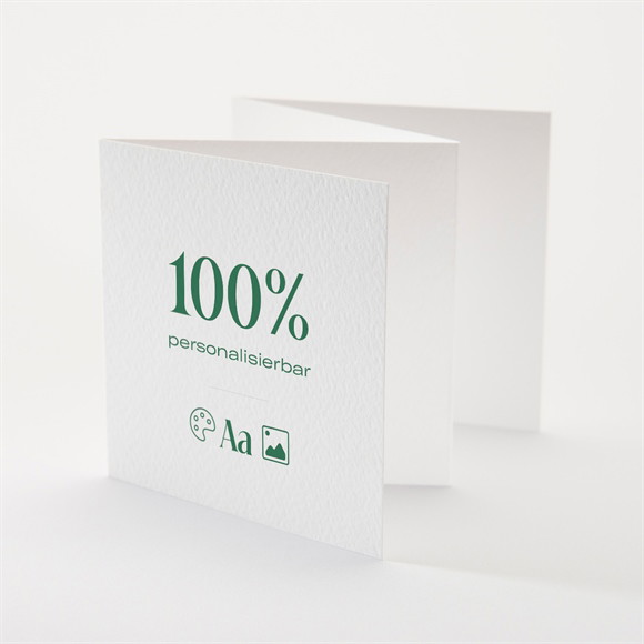 Hochzeitseinladung Blanco - 10x10cm (N83130) ref.N83130