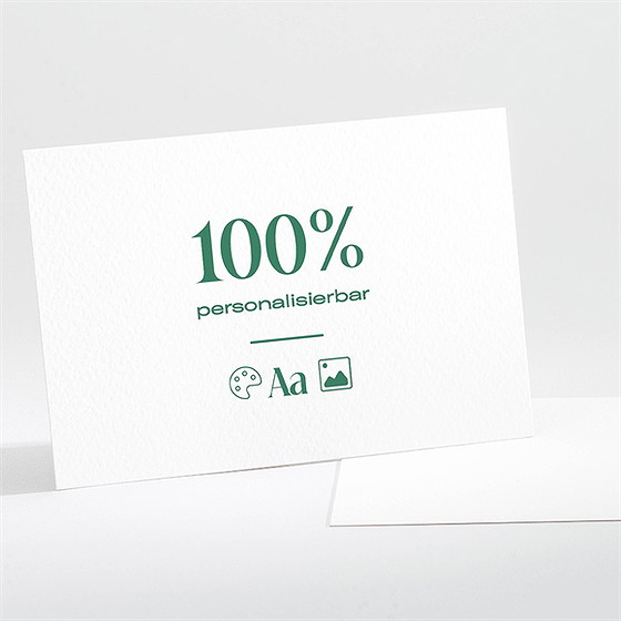 Dankeskarte Hochzeit Blanco 13,8X9,5Cm (N111346)