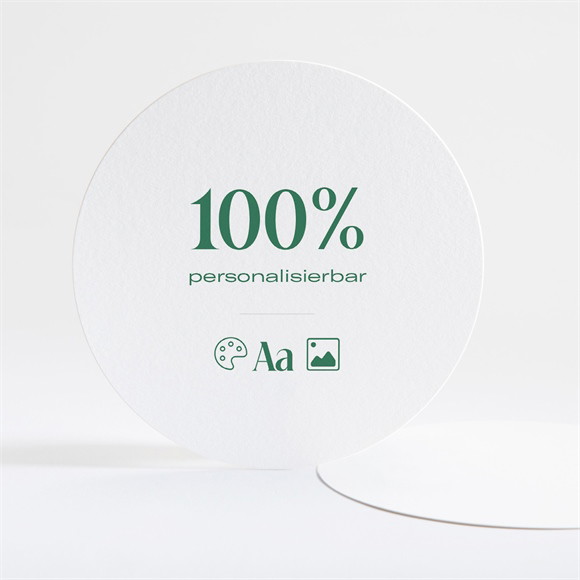 Einladung Hochzeitsjubiläum Blanco Rund*13,5cm (N321142) ref.N321142