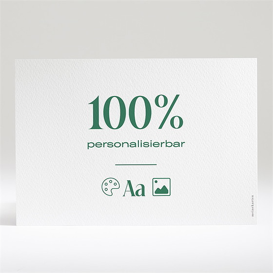 Geburtskarte Blanco - 21X14,5Cm (N14004)