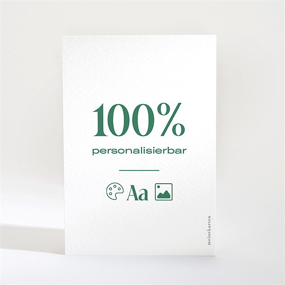 Geburtskarte Blanco - 9,5X13,8Cm (N21013)