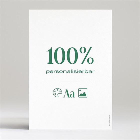 Geburtskarte Blanco - 14,5X21cm (N24012)