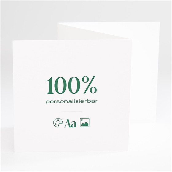 Geburtskarte Blanco - 10X10cm (N81003)