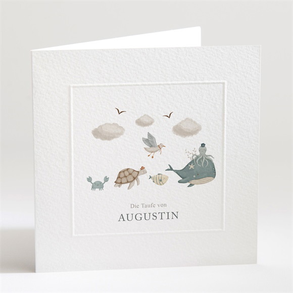 Einladung Taufe Kleine Meerestiere ref.N451658