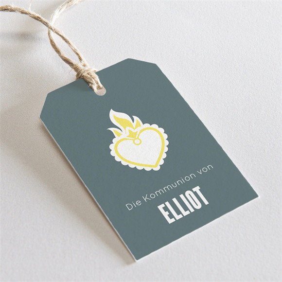 Geschenkanhänger Kommunion Heiliges Herz ref.N2911227