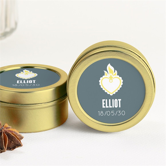 Kerze Kommunion Heiliges Herz ref.N3602571