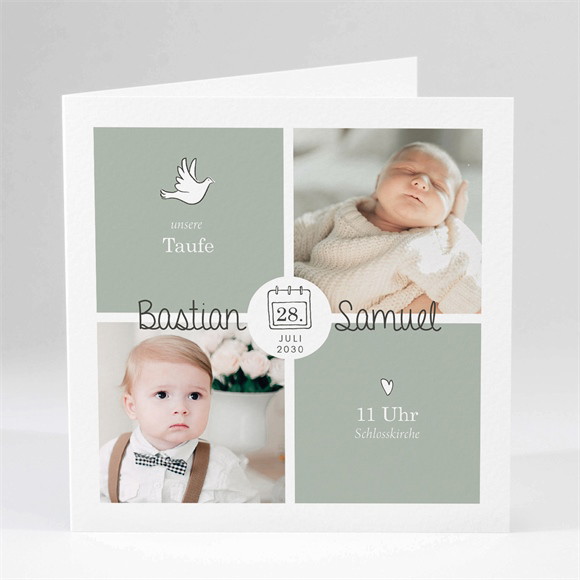 Einladung Taufe Kleine Brüder ref.N451663