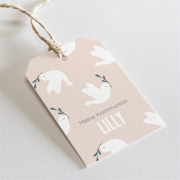 Geschenkanhänger Kommunion Flug der Tauben ref.N2911247