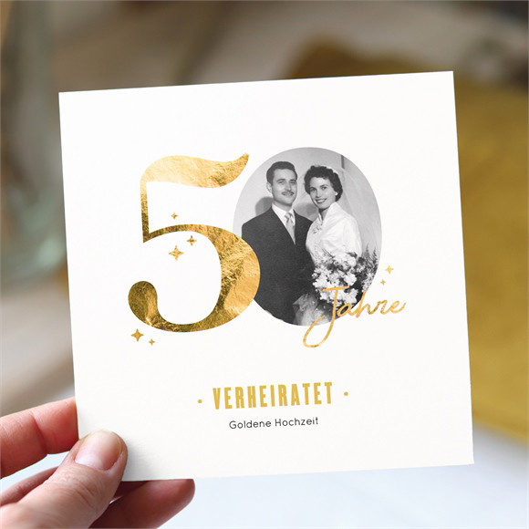 Einladung Hochzeitsjubiläum Goldene Hochzeit ref.N351693