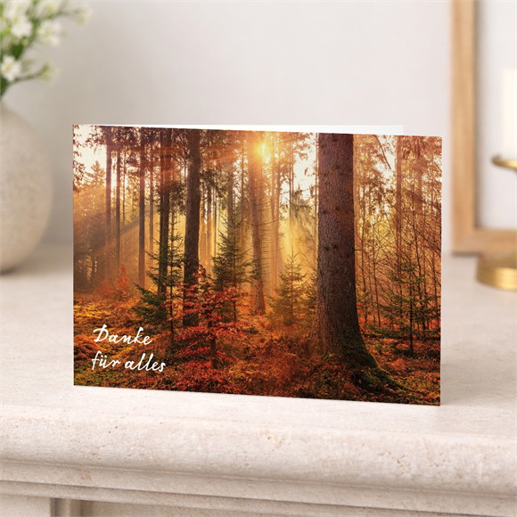 Trauerdanksagung Herbstgefühle réf.N42190