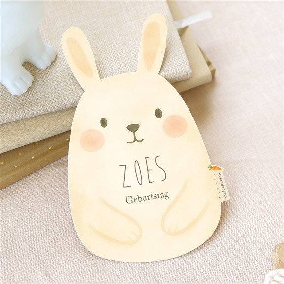 Geburtstagseinladung Kleiner Hasi réf.D13102