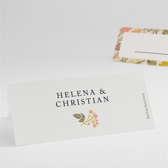 Tischkarte Hochzeit Peace and Love réf.N4401013