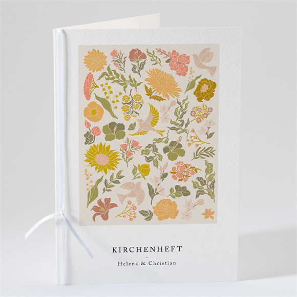 Kirchenheft Hochzeit Peace and Love réf.N491589